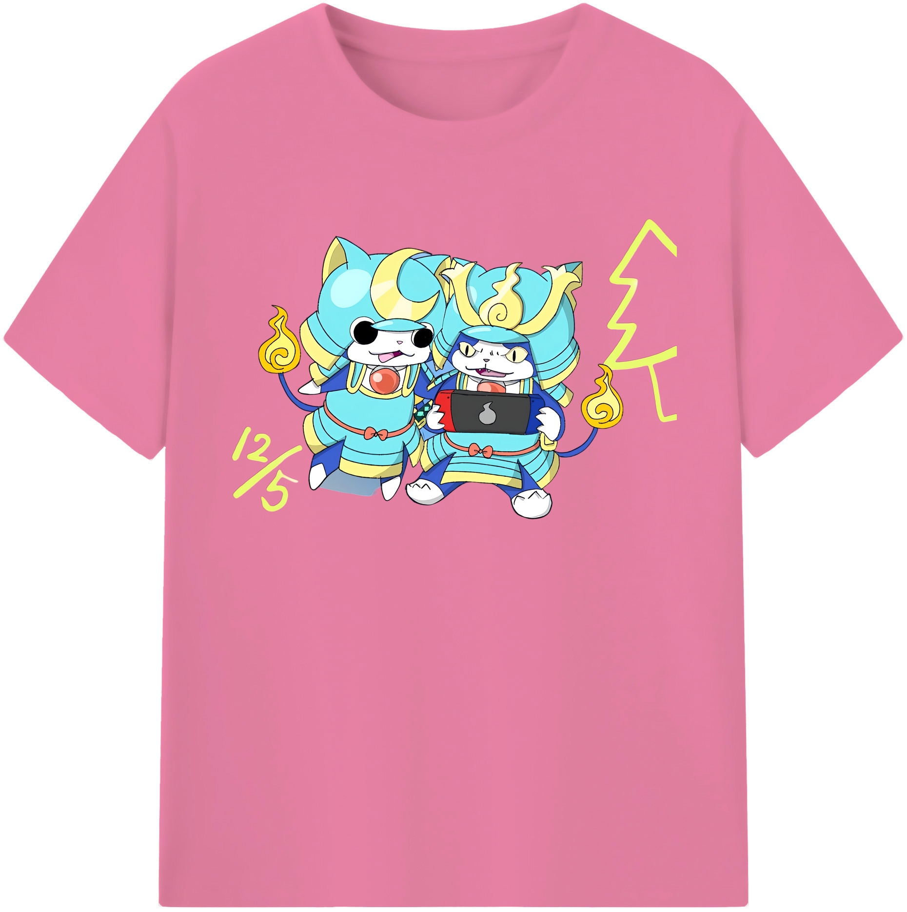 （画像用） 妖怪ウォッチ Yo-kai Watch 綿100％半袖Tシャツ（フロントプリント）